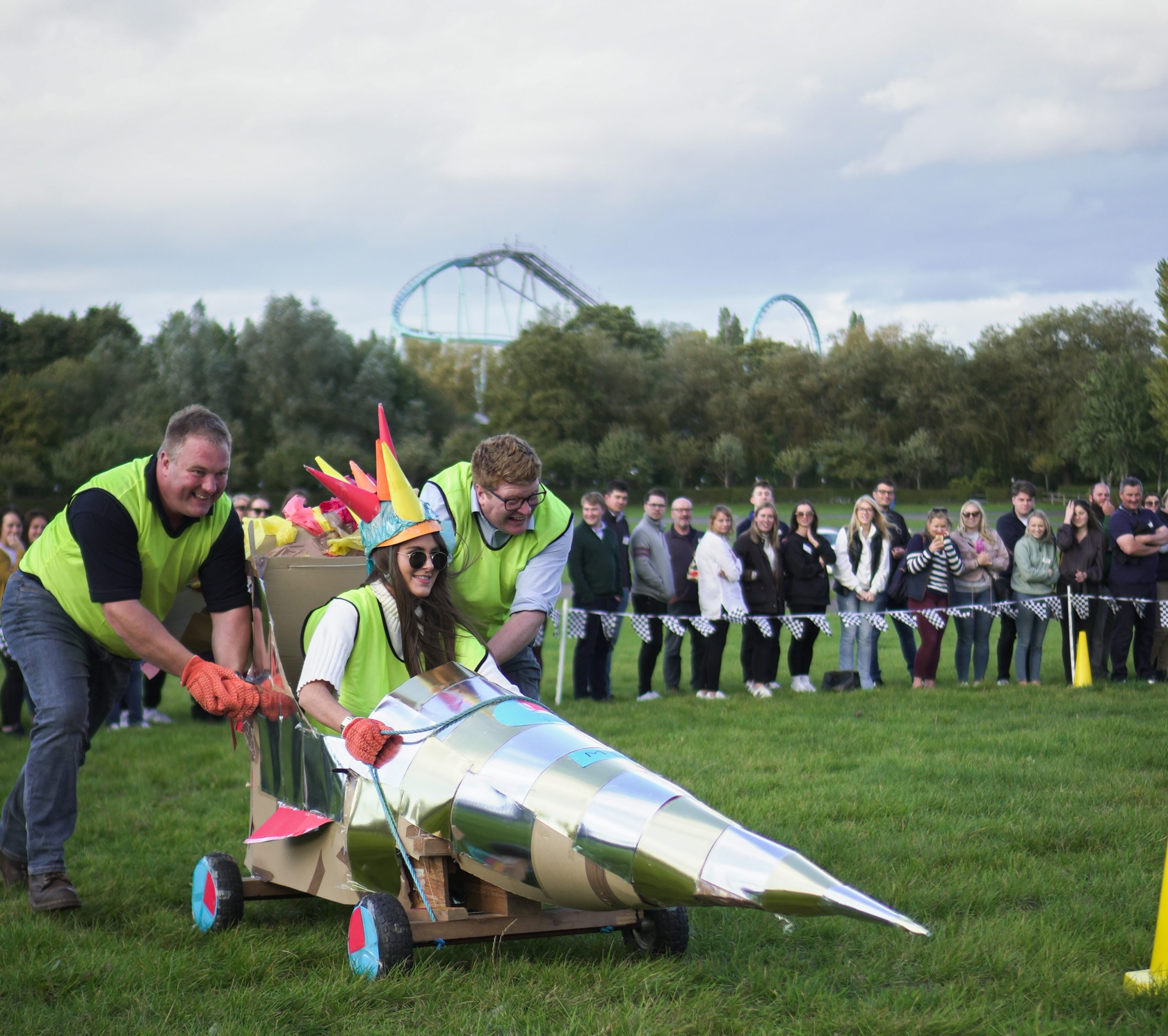 Outdoor Soap Box Derby - Team Building Activity - The Great Yorkshire Events Centre - Harrogate, Yorkshire